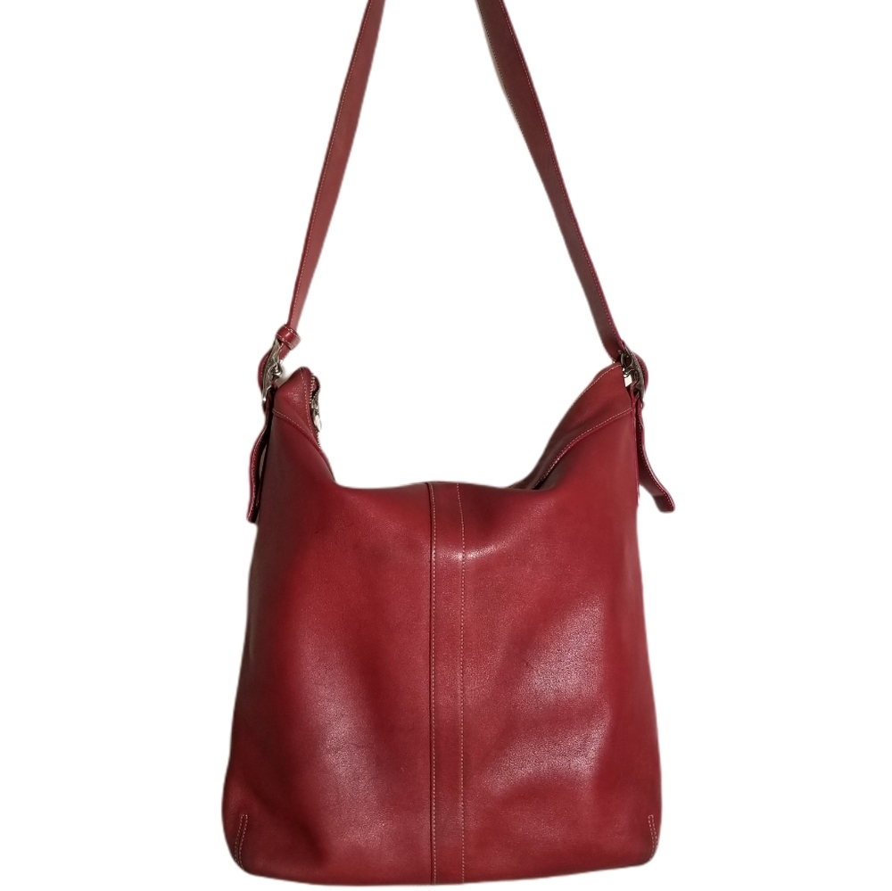 Vintage Red Coach Crossbody Shoulder Legacy Bag